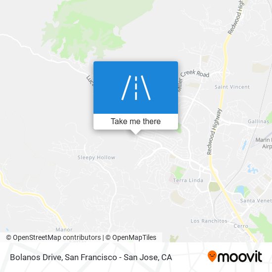 Bolanos Drive map