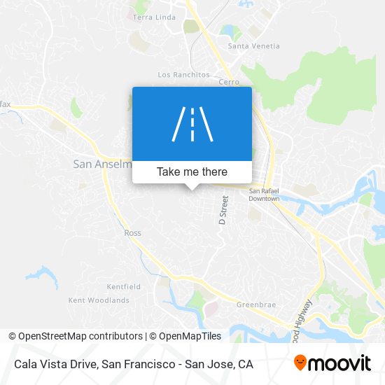 Cala Vista Drive map