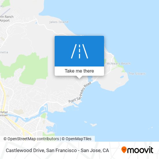 Castlewood Drive map