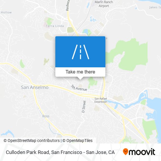 Culloden Park Road map