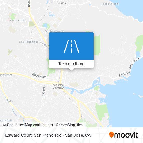 Mapa de Edward Court