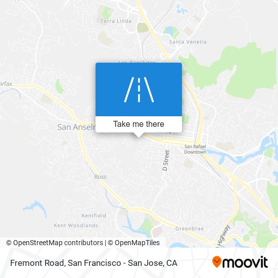 Fremont Road map