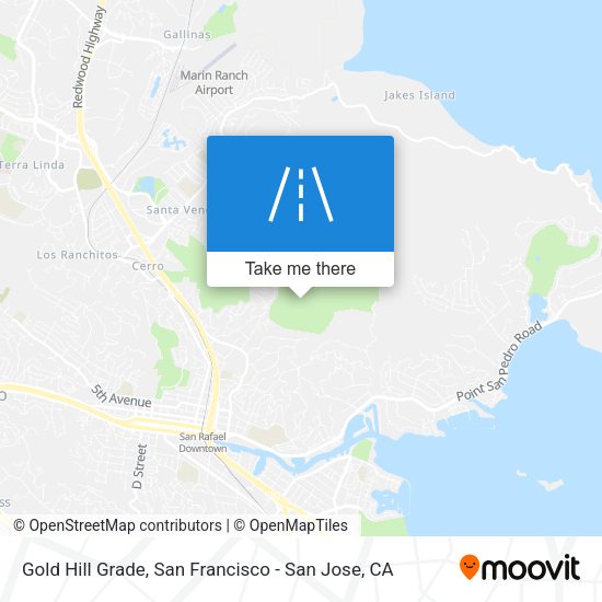 Mapa de Gold Hill Grade