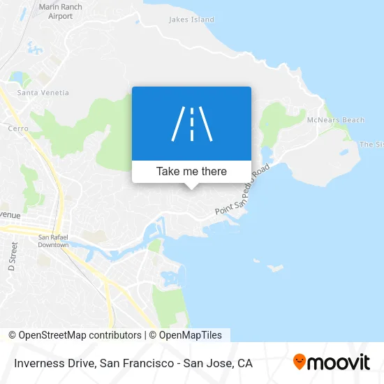 Inverness Drive map