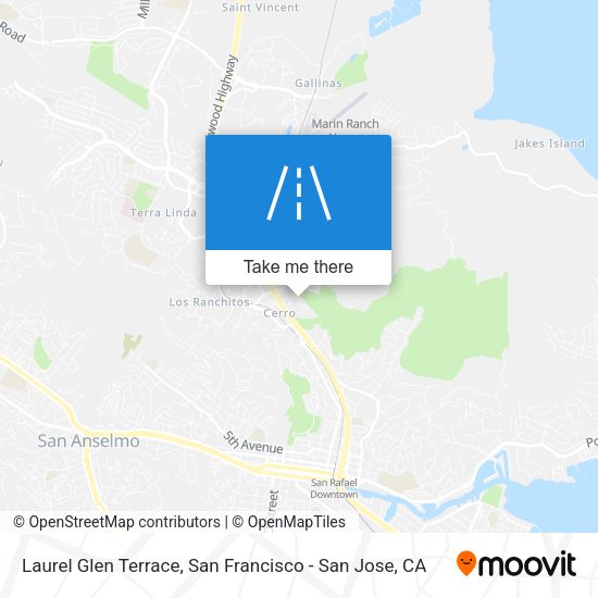 Mapa de Laurel Glen Terrace