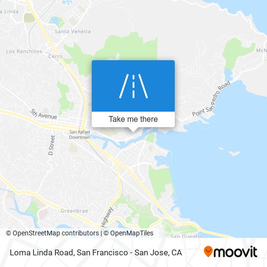 Mapa de Loma Linda Road