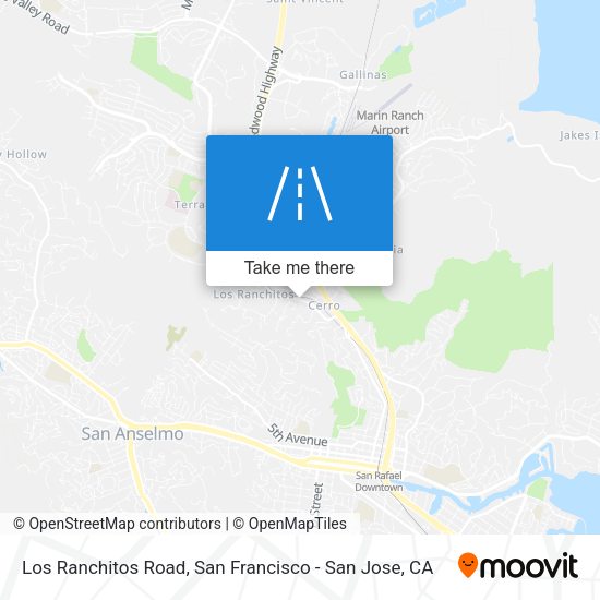 Los Ranchitos Road map