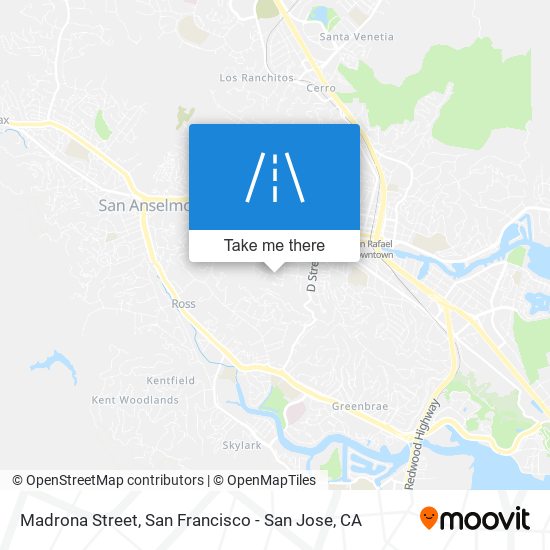 Madrona Street map