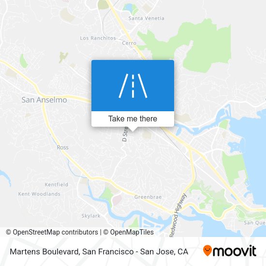 Martens Boulevard map