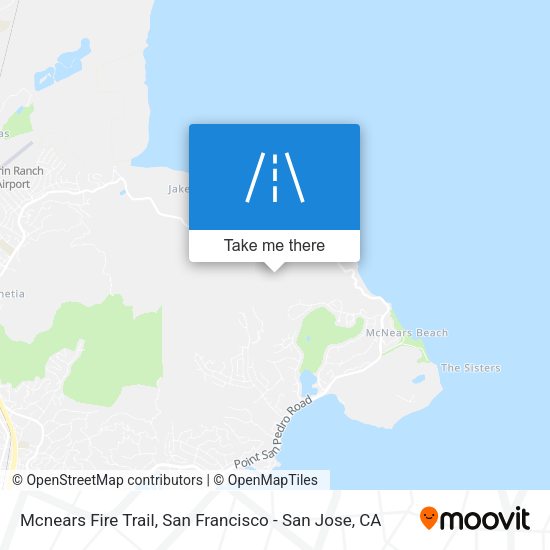 Mapa de Mcnears Fire Trail
