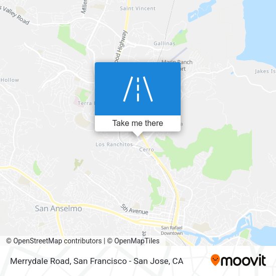 Mapa de Merrydale Road