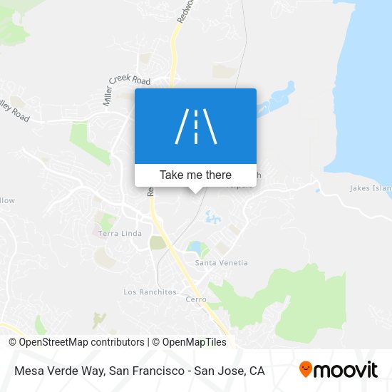 Mapa de Mesa Verde Way