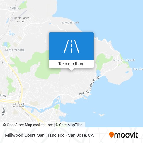 Mapa de Millwood Court
