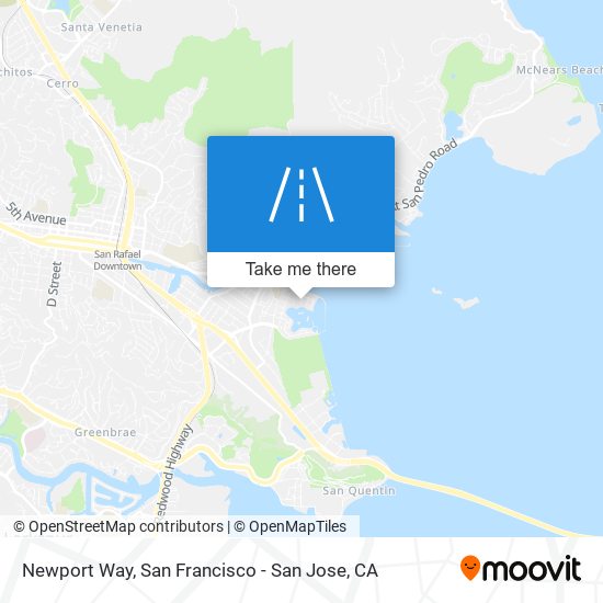 Newport Way map