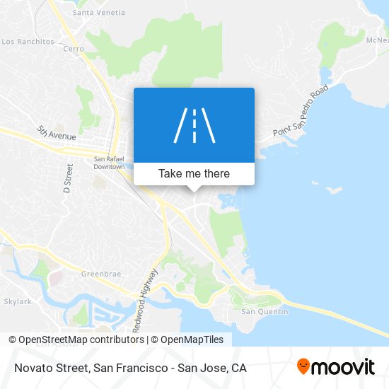 Novato Street map