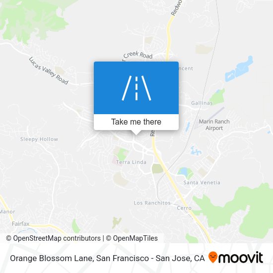 Mapa de Orange Blossom Lane