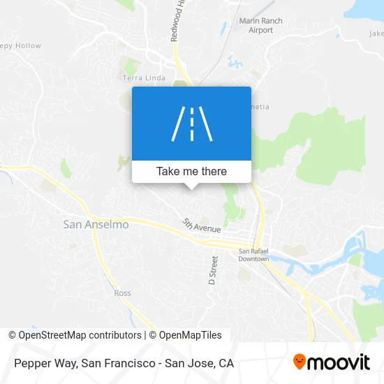 Pepper Way map