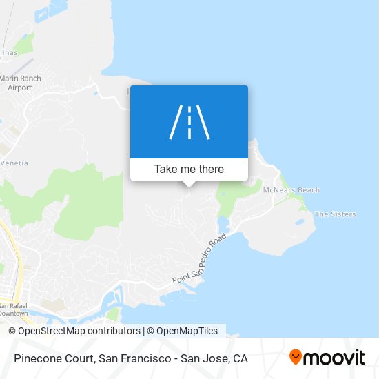 Mapa de Pinecone Court