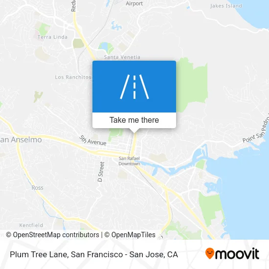 Plum Tree Lane map