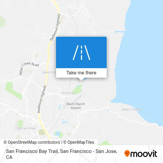 San Francisco Bay Trail map