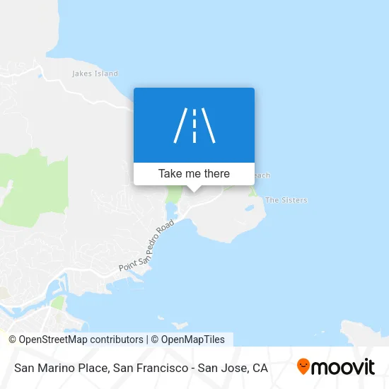 San Marino Place map