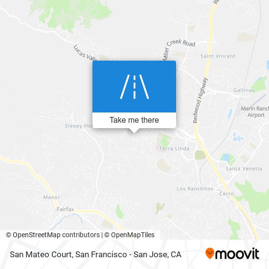 San Mateo Court map