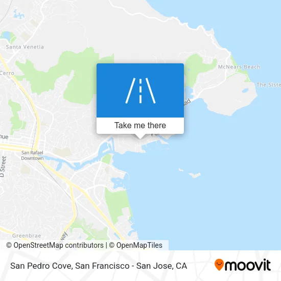 San Pedro Cove map