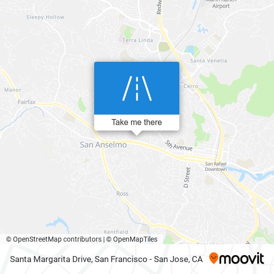 Santa Margarita Drive map