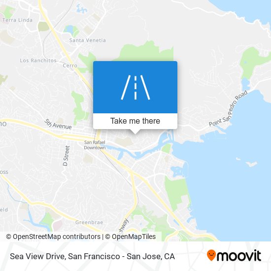 Sea View Drive map