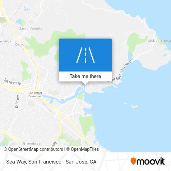 Sea Way map