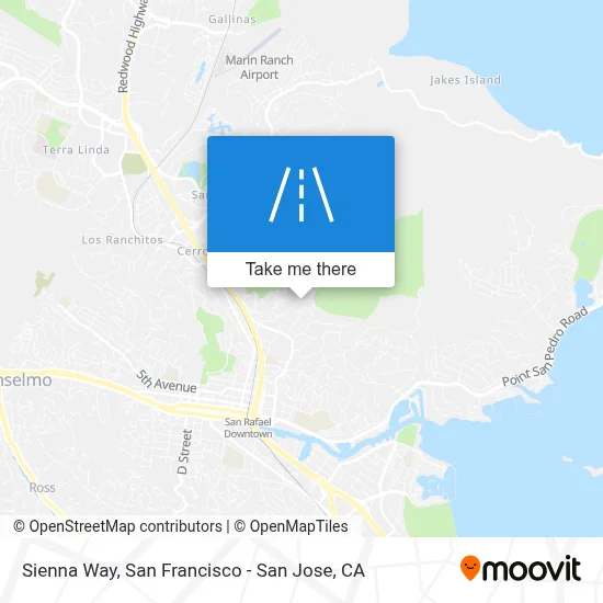 Sienna Way map