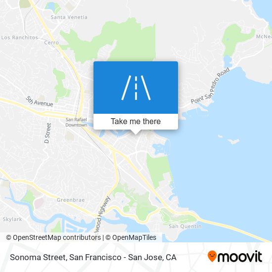 Sonoma Street map