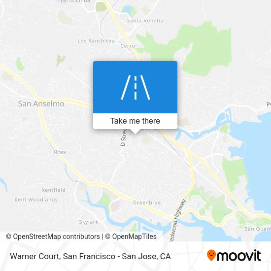 Warner Court map