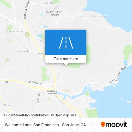 Welcome Lane map