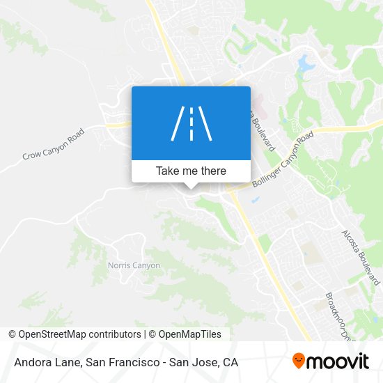Mapa de Andora Lane