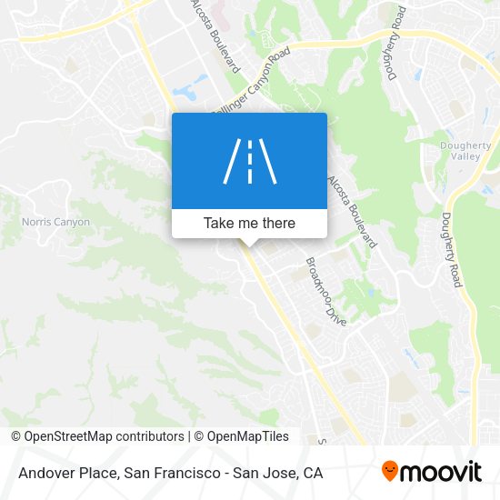 Mapa de Andover Place