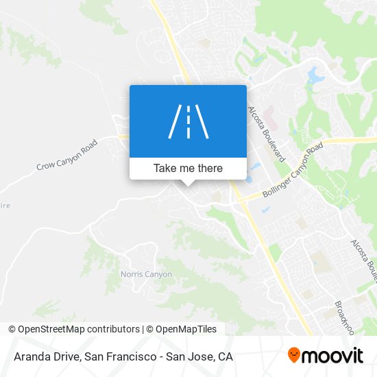 Aranda Drive map