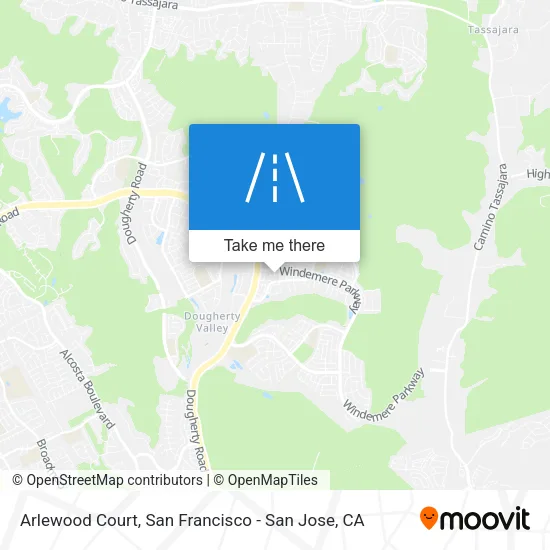 Arlewood Court map