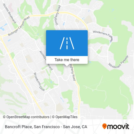Mapa de Bancroft Place