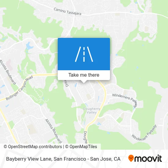 Bayberry View Lane map