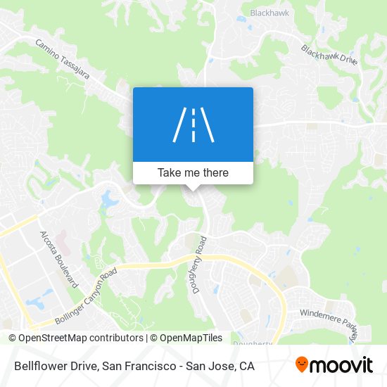 Bellflower Drive map