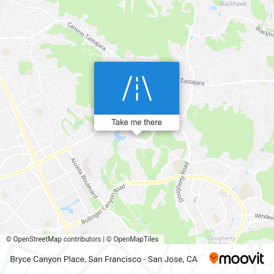 Bryce Canyon Place map