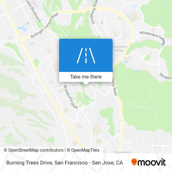 Mapa de Burning Trees Drive