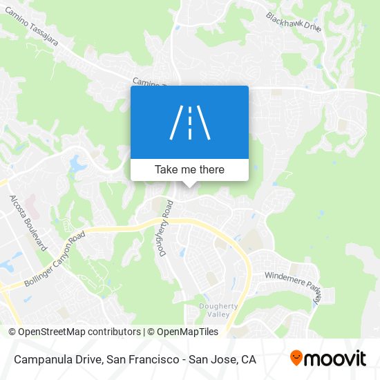 Campanula Drive map