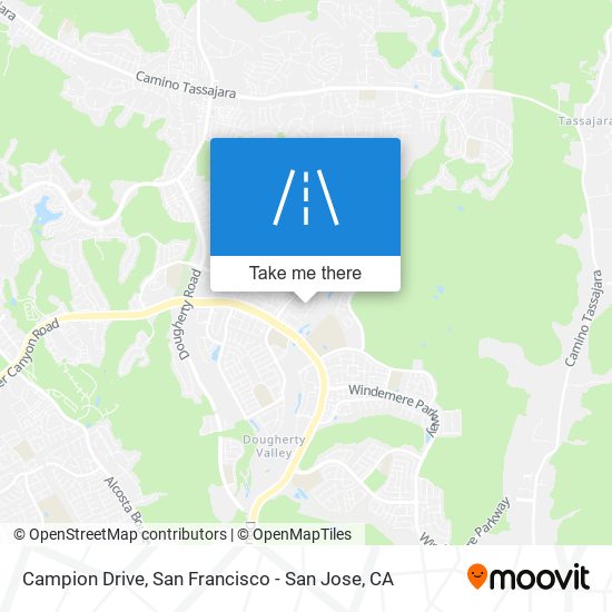 Campion Drive map