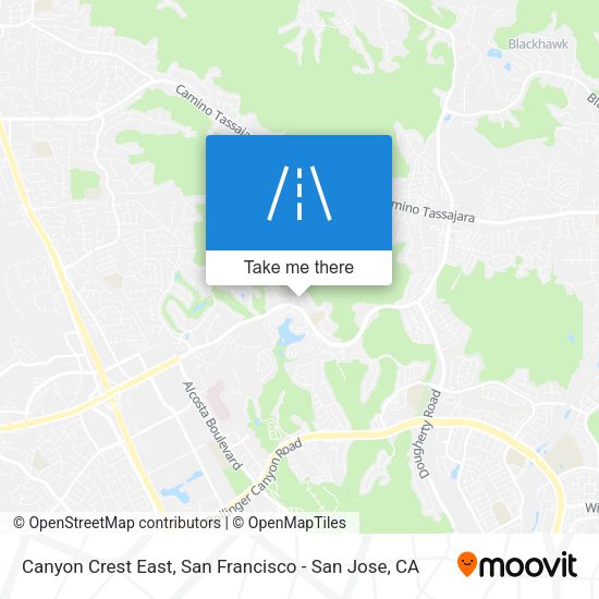 Canyon Crest East map