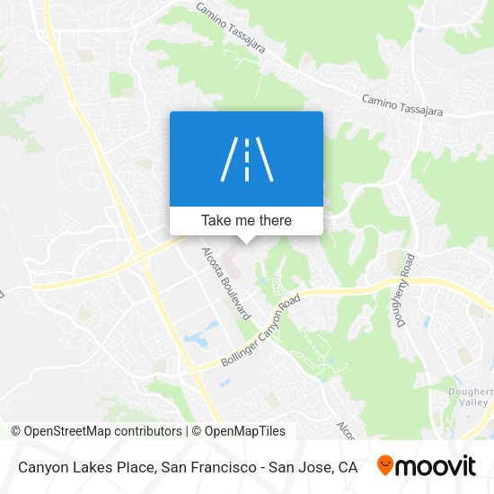 Mapa de Canyon Lakes Place