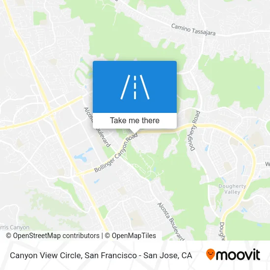 Mapa de Canyon View Circle