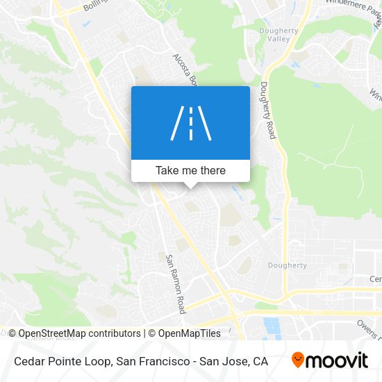 Mapa de Cedar Pointe Loop