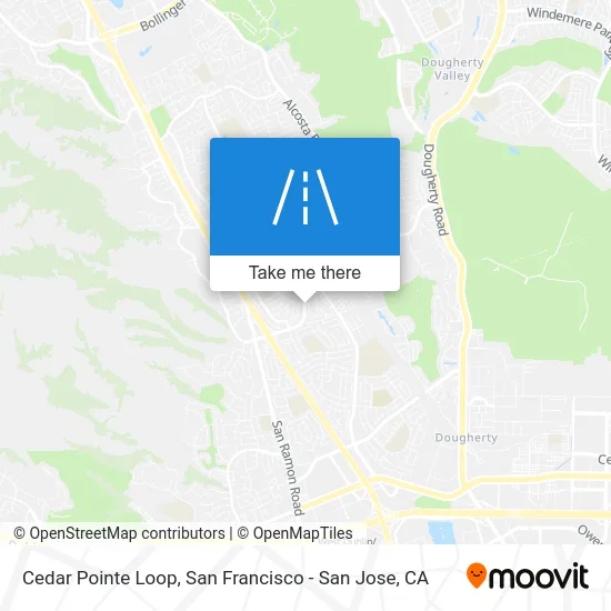 Cedar Pointe Loop map